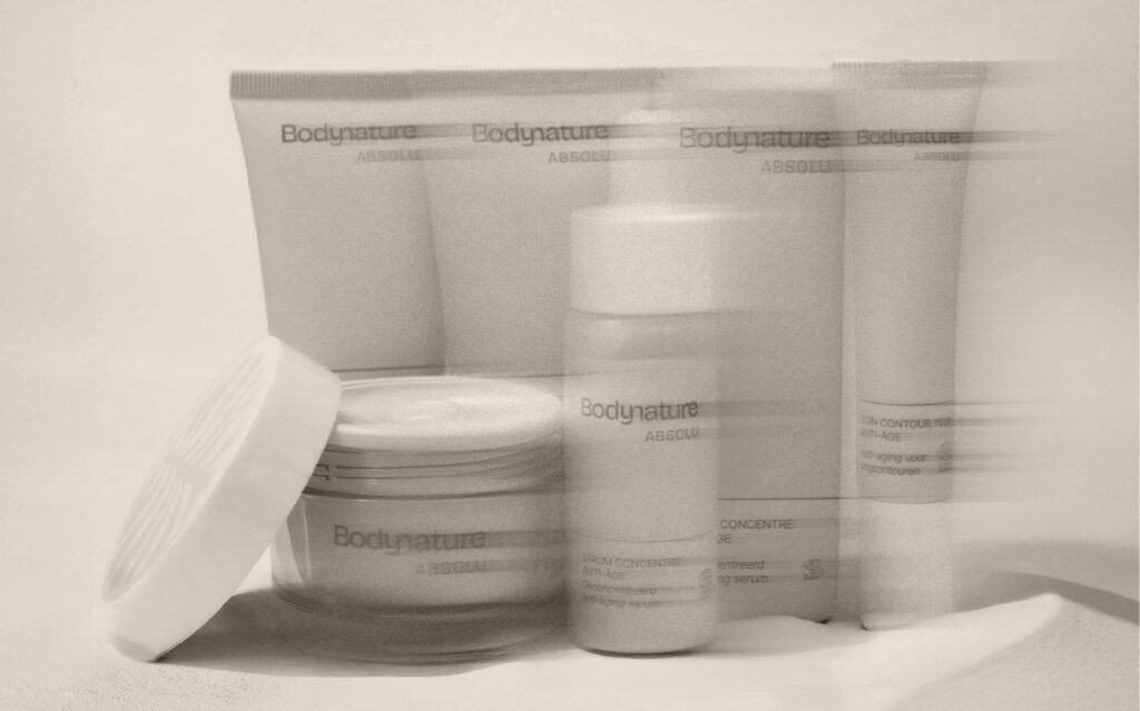 pack shot gamme Absolu Bodynature cosmétiques